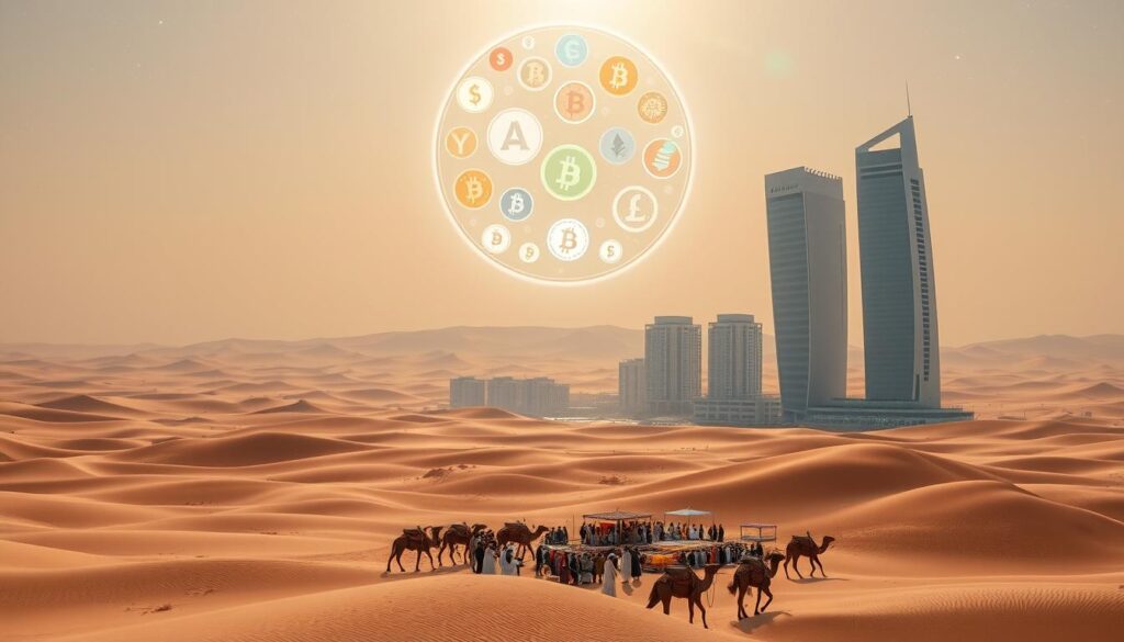 العملات الرقمية في العالم العربي