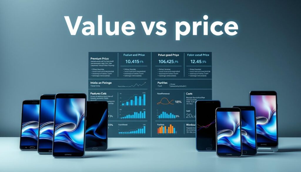 القيمة مقابل السعر في الهواتف الذكية