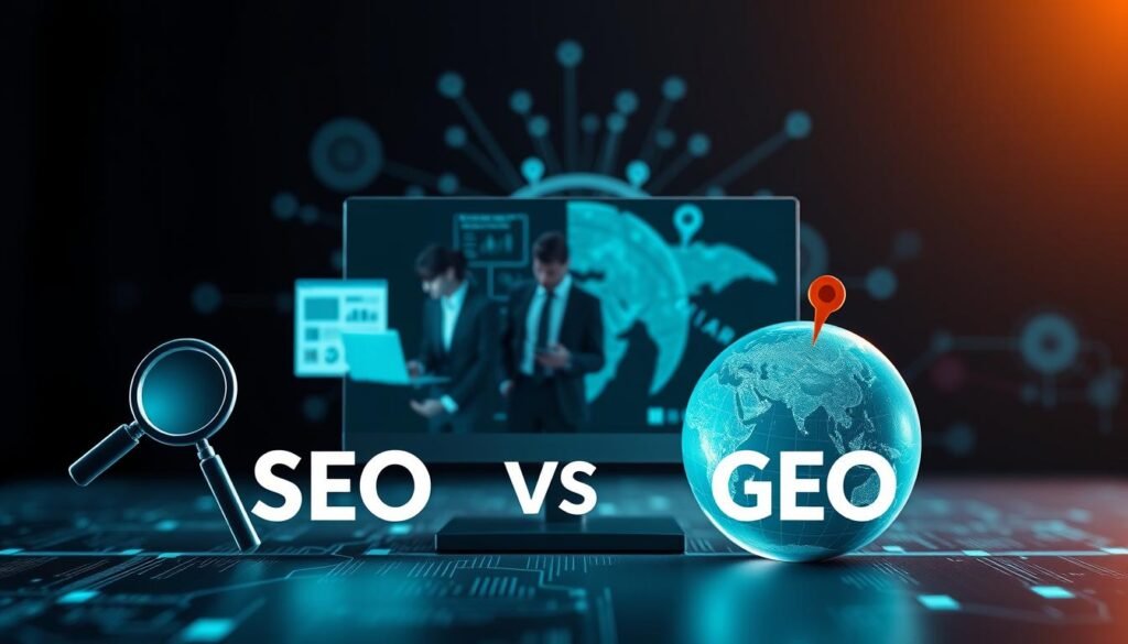 SEO vs GEO: ما الفرق بين SEO وGEO في عصر الذكاء الاصطناعي؟